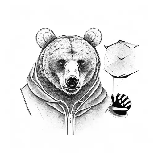 berlin bear tattoo design idea