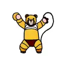 circus Bear tattoo design idea