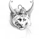 vintage circus tattoo design idea