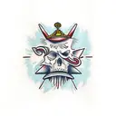 Crazy white boy tattoo design idea
