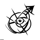 ankh symbol and eye of horus tattoo design idea