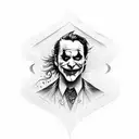 joker card tattoo design idea