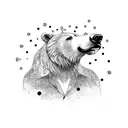 berlin bear tattoo design idea
