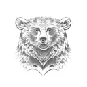 berlin bear tattoo design idea