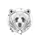 berlin bear tattoo design idea