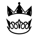 princess crown tattoo design idea