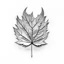 monsters leafs.  negative space blackwork.  tattoo design idea