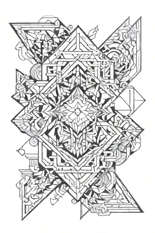 Aphelios league of legends tattoo design idea