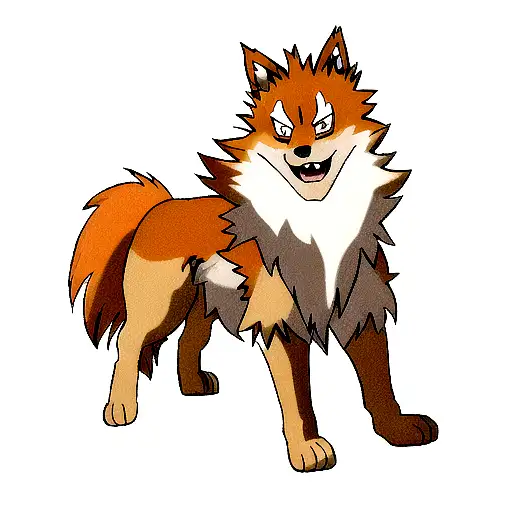 arcanine tattoo design idea