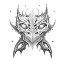 presença da lua bloodborne tattoo design idea