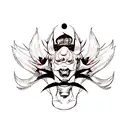 Hannya tattoo design idea