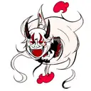 Hannya tattoo design idea