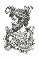 4 stoic virtues marcus aurelius tattoo design idea