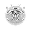 Celtic scorpion tattoo design idea