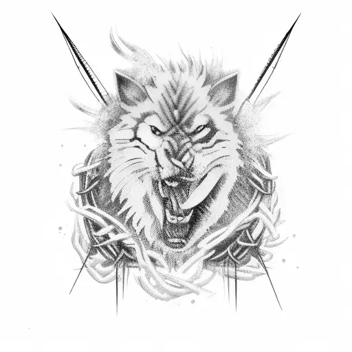 Barbed Wire sleeve tattoo design idea