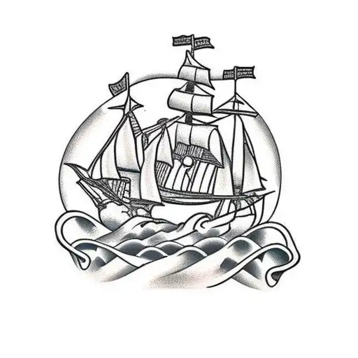 sandcastle tattoo design idea