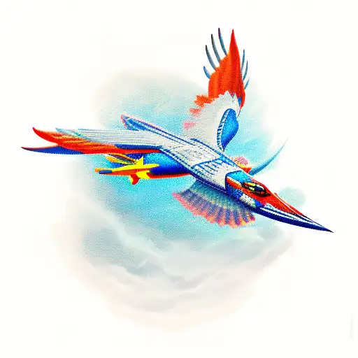 thunderbird tattoo design idea
