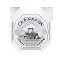 5 dollar canadian bill, construction worker, kid on tractor tattoo design idea