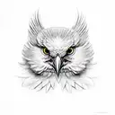 half mockingbird half crow tattoo design idea