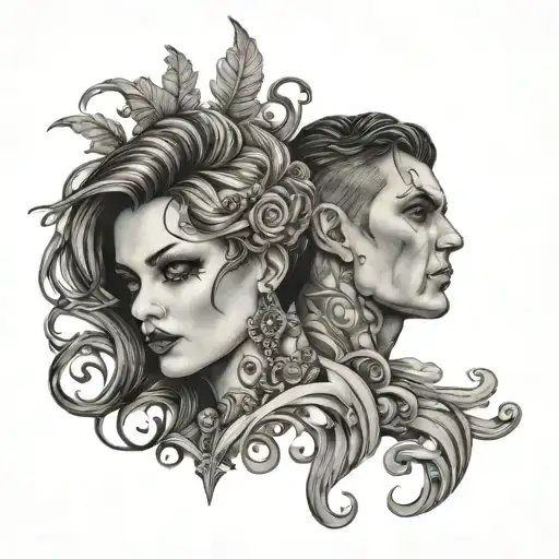 cuckold hotwife tattoo design idea