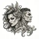 cuckold hotwife tattoo design idea