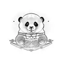 Panda Baby tattoo design idea