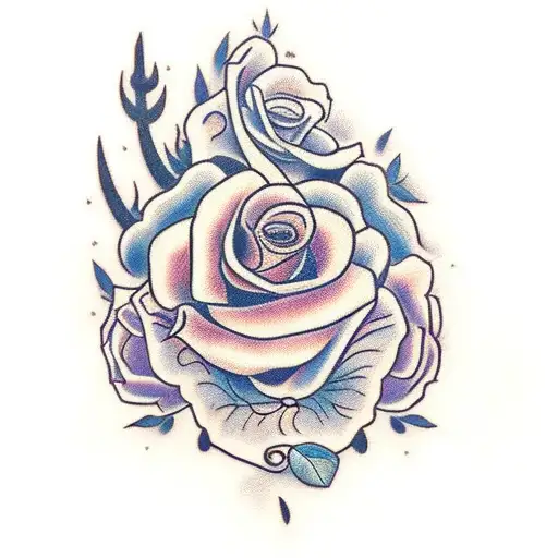 marion 10/10/2003 with flowers on rib  tattoo design idea