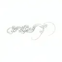 the letter a and j tattoo design idea