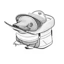 You could imagine a cartoon-style platypus with a backpack on its back, wearing hiking boots, a hat, and carrying a walk tattoo design idea