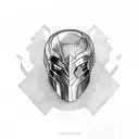 loki marvel helmet with the phrase burdened with glorious porpuse tattoo design idea