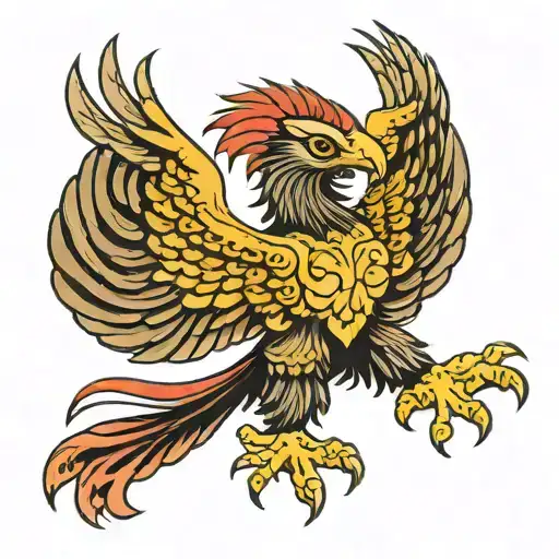 albanian eagle tattoo design idea