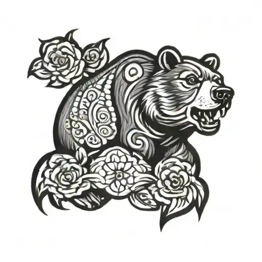 Brother Bear tattoo design idea