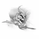 ax tattoo design idea