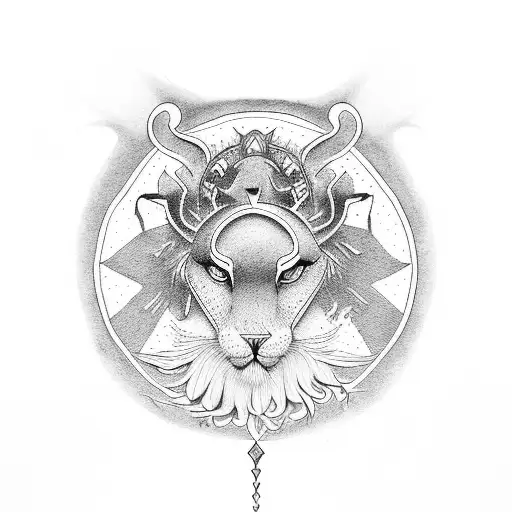 Symbolic depiction of overcoming depression and anxiety tattoo design idea