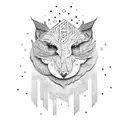 Symbolic depiction of overcoming depression and anxiety tattoo design idea