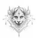 Symbolic depiction of overcoming depression and anxiety tattoo design idea