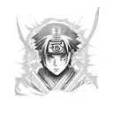 Itachi from Naruto tattoo design idea
