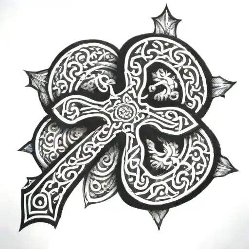 Irish Cross tattoo tattoo design idea
