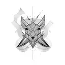 trading tattoo design idea