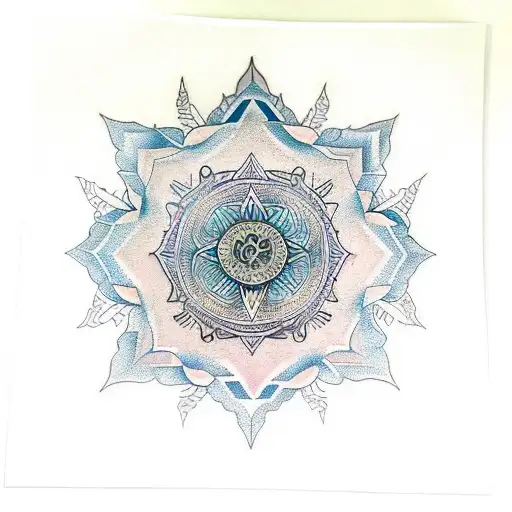 metatron mandala tattoo design idea