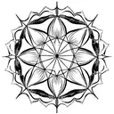 metatron mandala tattoo design idea
