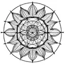 metatron mandala tattoo design idea