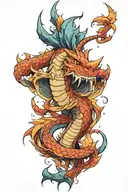 Gyarados tattoo design idea