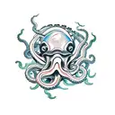 giant octopus attacking a japanese submarine tattoo design idea