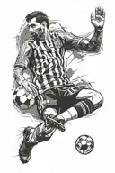 lionel Messi world cup tattoo design idea