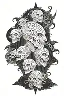 lovecraft's pantheon of superiors tattoo design idea