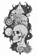 lovecraft's pantheon of superiors tattoo design idea