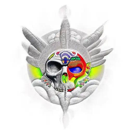 indio azteca tattoo design idea