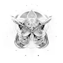 Gemini  tattoo design idea