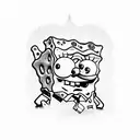 spongebob and patrick tattoo design idea